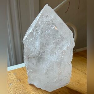 Clear Quartz Crystal Point Tower